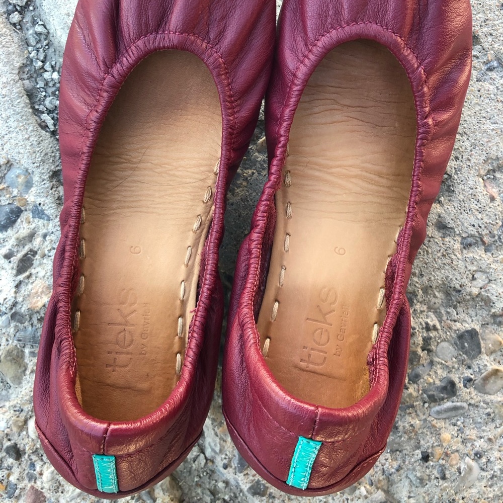 Burgundy Tieks - 6